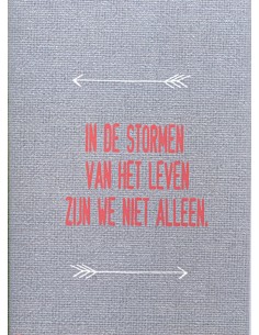 Wenskaart In de stormen van...
