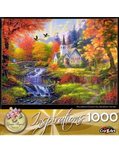 Puzzel Woodland Church...