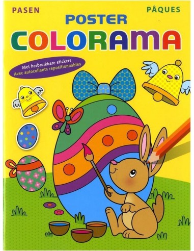 Colorama paaskleur/stickerboek