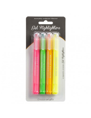 4 Gel highlighters