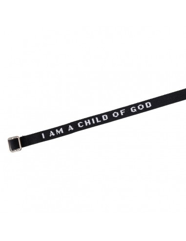 Armbandje i am a child of God zwart