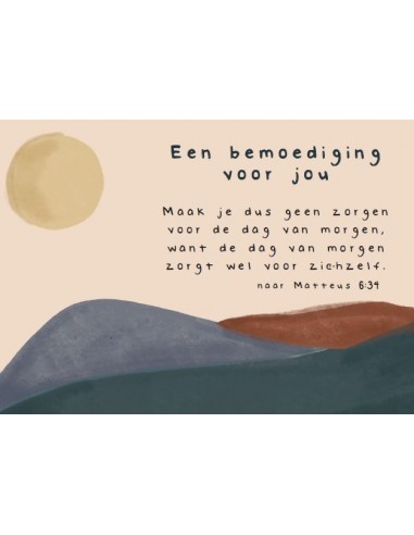 Een bemoediging voor jou