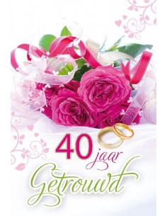40 jaar getrouwd