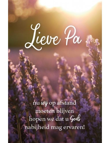 Wenskaart Lieve Pa