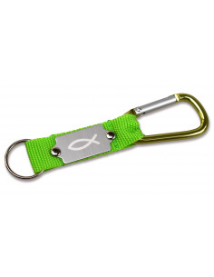 Sleutelhanger karabijn vis...