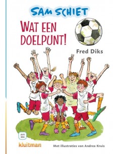 Sam schiet wat een doelpunt!