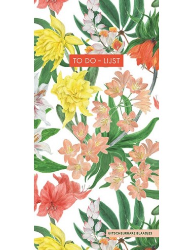 To do-lijst - Tropical Flowers