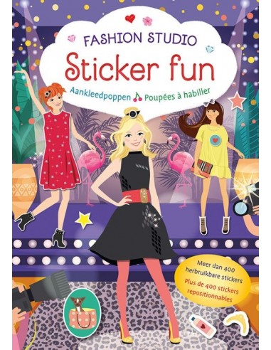 Fashion studio sticker fun - aankleedpop