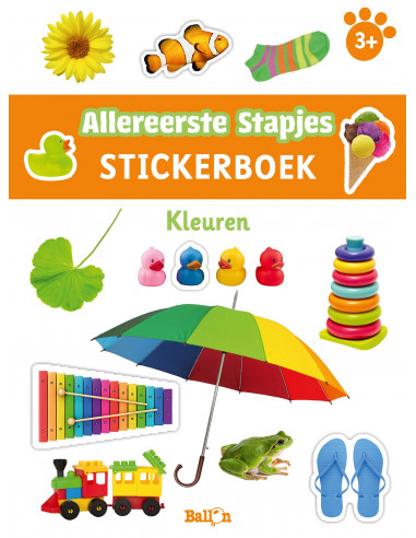Stickerboek kleuren 3+
