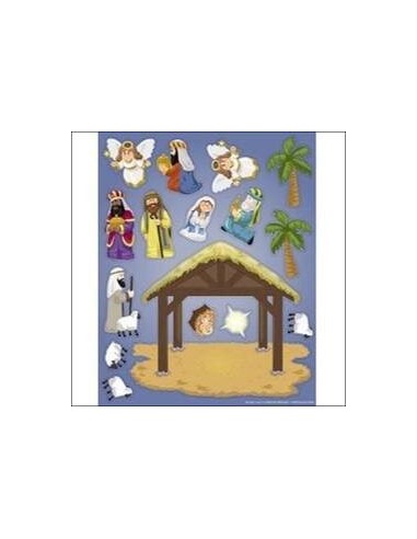 Nativity sticker sheet