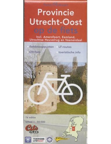 Fietskaart provincie Utrecht-oost
